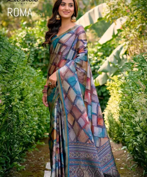 Kashvi Roma Vol 3 Silk Casual Wear Saree Collection