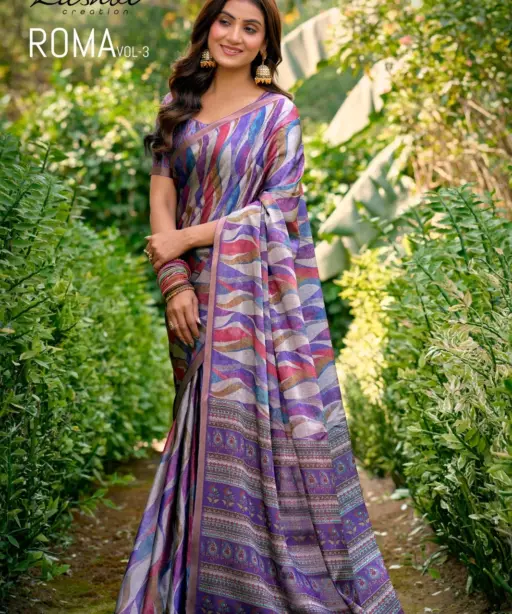 Kashvi Roma Vol 3 Silk Casual Wear Saree Collection