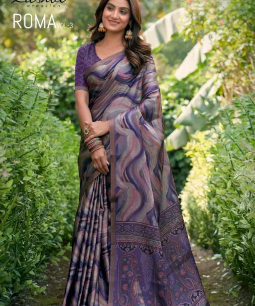 Kashvi Roma Vol 3 Silk Casual Wear Saree Collection