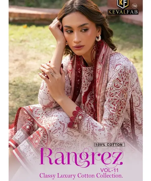Keval Rangrez Vol 11 Karachi Dress Material