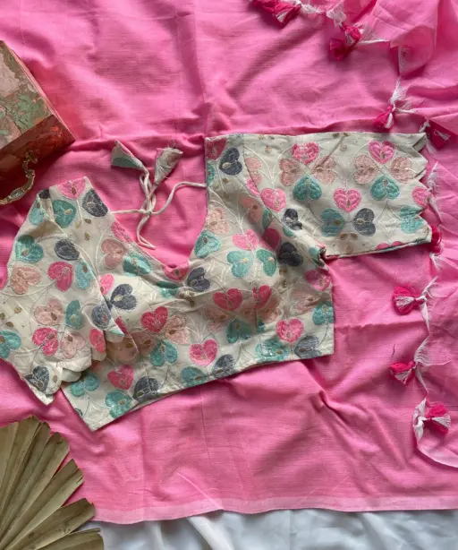 Khadi Work Vol 3 Cotton Saree Designer with Work Blouse Collection