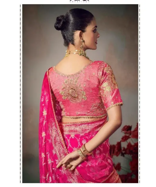 Kira Kamini 8201 to 8206 Chiniya Silk Wedding Wear Saree Collection