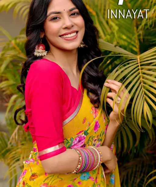 Lt Innayat 101 to 108 Chiffon Casual Wear Saree Collection