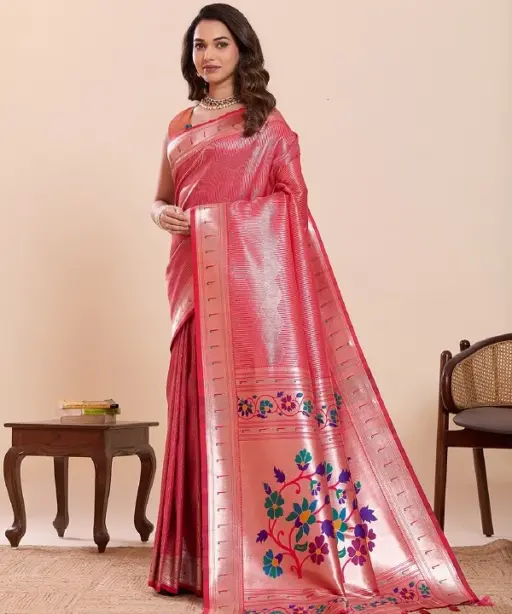 Maahi 212 Paithani Silk Zari Weaving Saree Collection