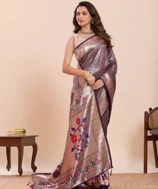 Maahi 212 Paithani Silk Zari Weaving Saree Collection