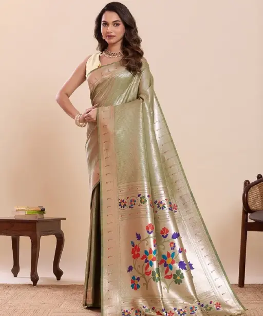 Maahi 212 Paithani Silk Zari Weaving Saree Collection