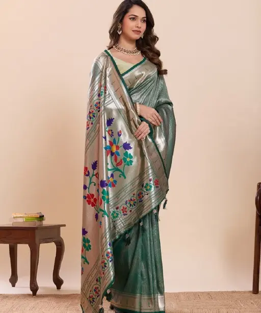 Maahi 212 Paithani Silk Zari Weaving Saree Collection
