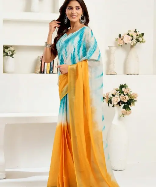 Meera 322 Linen Printed Party Wear Fancy Saree Collection