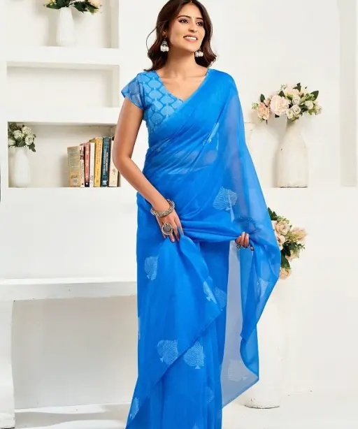 Meera 323 Linen Printed Party Wear Fancy Saree Collection