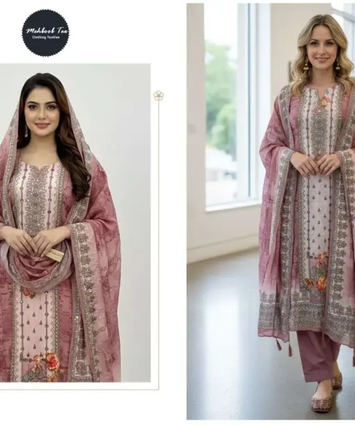 Mehboob Tex Design No - 1812 Ab - 1813 Ab