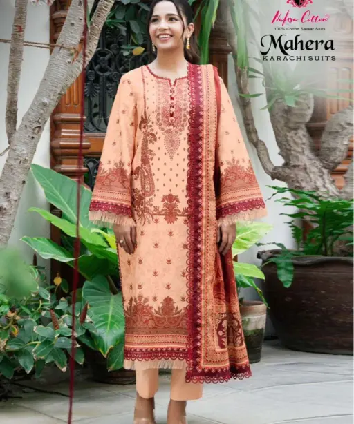 Nafisa Cotton Mahera Karachi Suits Vol