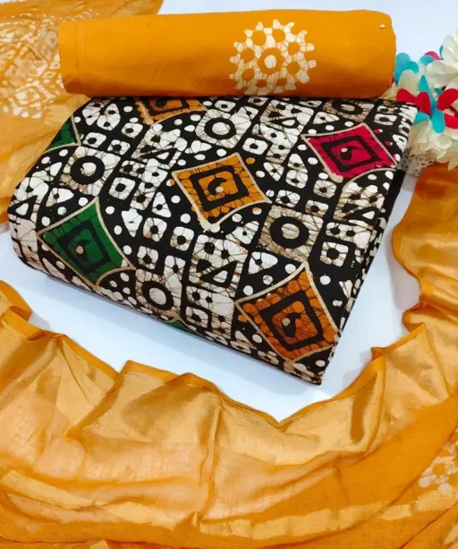 Nemi Multi Gold Wax Batik