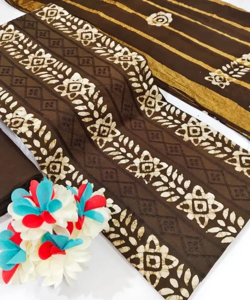 Nemi Wax Batik With Emb Work