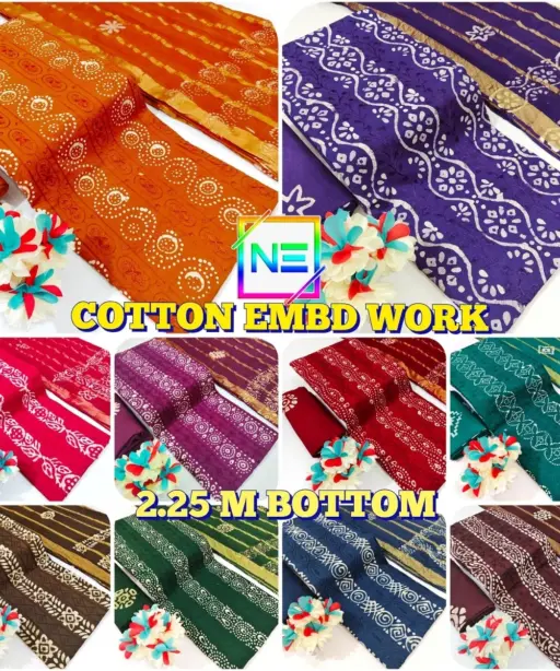 Nemi Wax Batik With Emb Work
