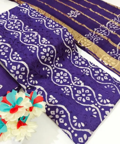 Nemi Wax Batik With Emb Work