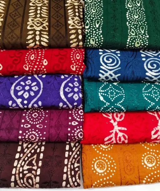 Nemi Wax Batik With Emb Work