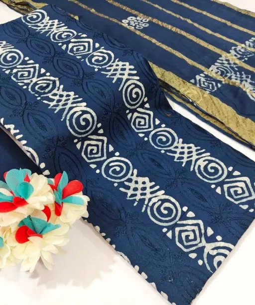 Nemi Wax Batik With Emb Work