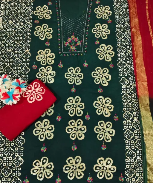 Nemi Wax Batik With Sequence Work