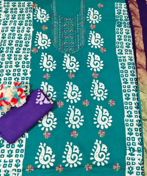 Nemi Wax Batik With Sequence Work