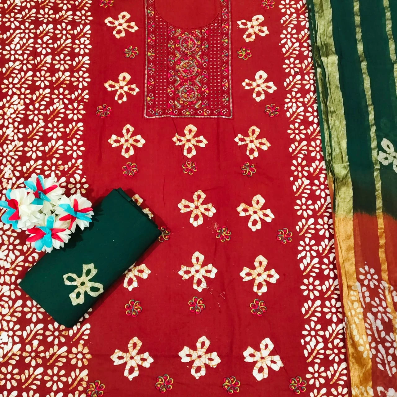 Nemi Wax Batik With Sequence Work