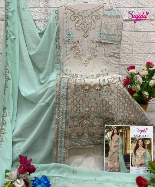 Sajida Designer Design No - 1038 Abcd