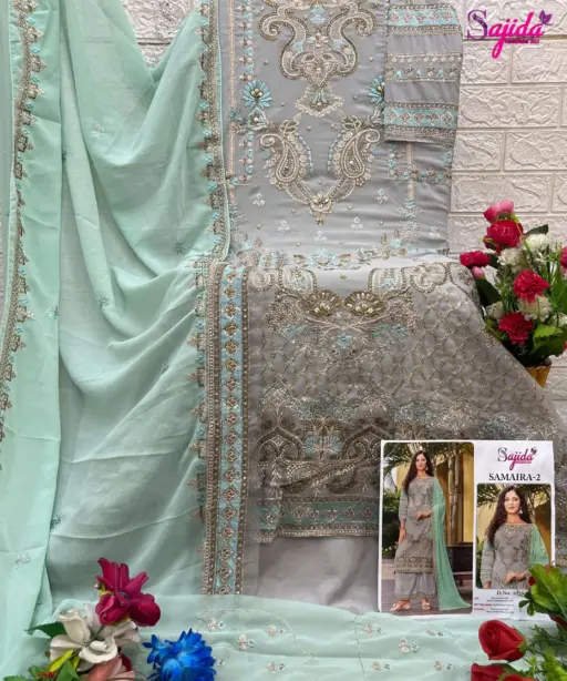 Sajida Designer Design No - 1038 Abcd