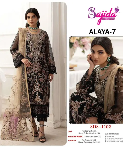Sajida Designer Design No - 1100-1101-1102