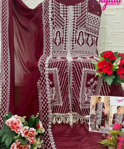 Sajida Designer Design No - 1113 Abcde