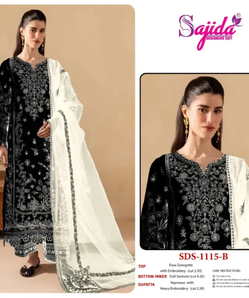 Sajida Designer Design No - 1115 Ab