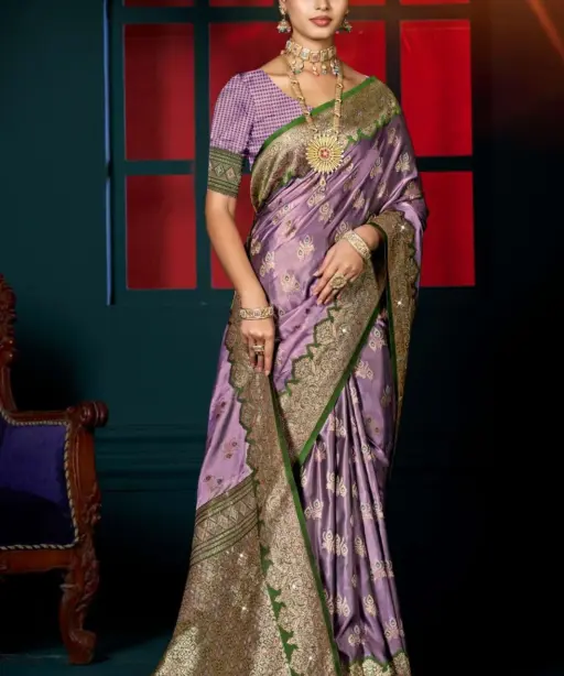 Saroj Omega Satin Saroski Vol 1