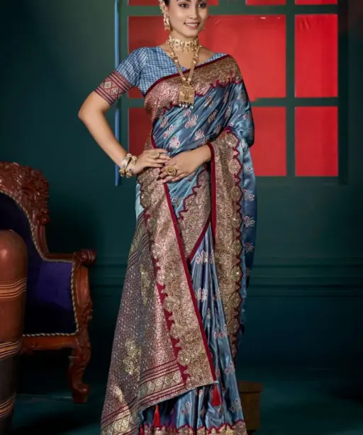 Saroj Omega Satin Saroski Vol 1