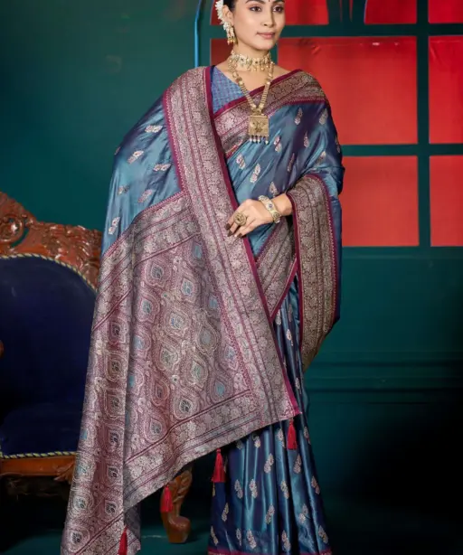 Saroj Omega Satin Saroski Vol 3