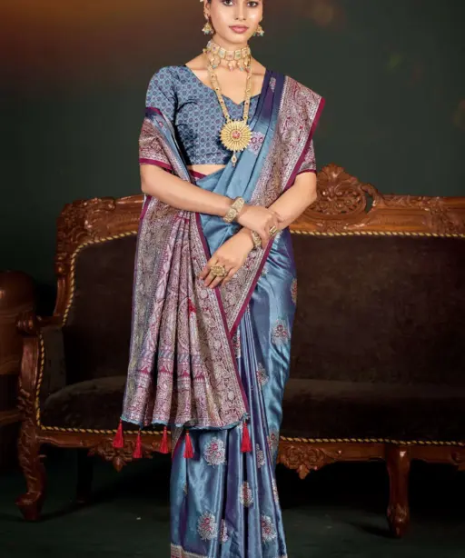 Saroj Omega Satin Saroski Vol 4