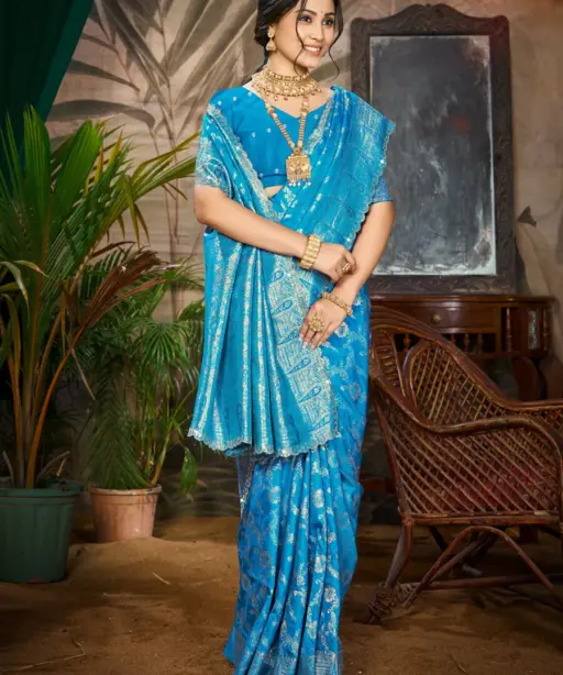 Saroj Tina Silk Saroski Vol 3 Silk Wedding Wear Fancy Saree Collection