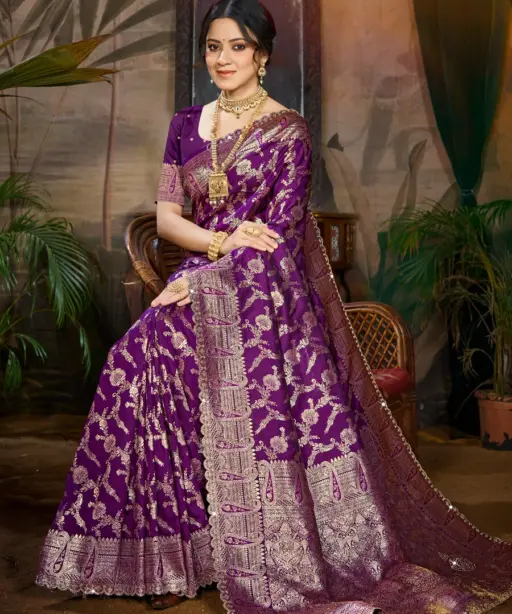 Saroj Tina Silk Saroski Vol 3 Silk Wedding Wear Fancy Saree Collection