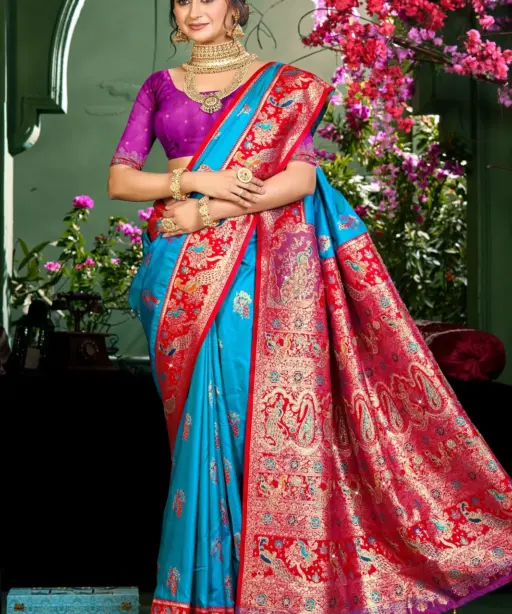 Saroj Vedaa Silk Saroski Vol 1 Silk Party Wear Premium Saree Collection