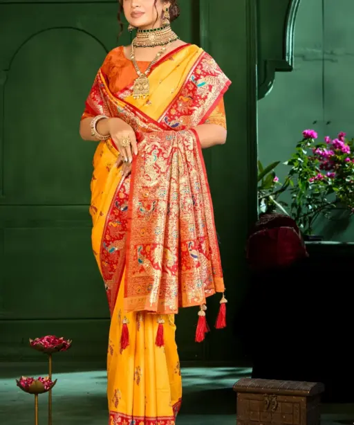 Saroj Vedaa Silk Saroski Vol 1 Silk Party Wear Premium Saree Collection