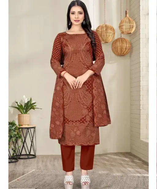 Sat Kashmira Shwal Suit Vol 7