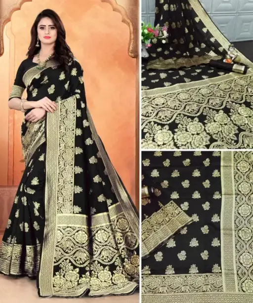 Sd Banarasi Silk Vol 1 Casual Woven Worked Fancy Saree Collection