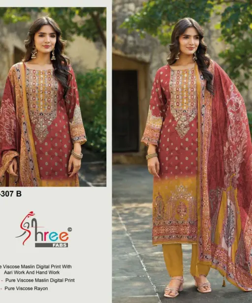 Shree Fab Design No - Kt - 307 Bcd