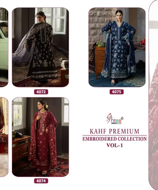 Shree Fab Kahf Premium Embroidered Collection Vol 1