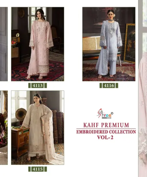 Shree Fab Kahf Premium Embroidered Collection Vol 2