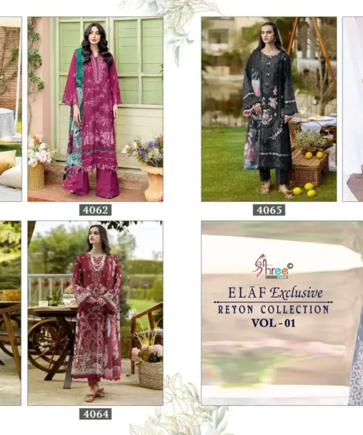 Shree Fabs Elaf Exclusive Rayon Collection Vol