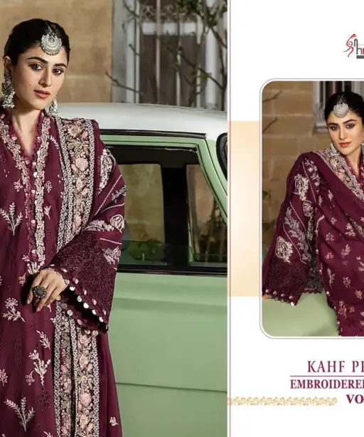 Shree Fabs Kahf Premium Embroidered Collection Vol