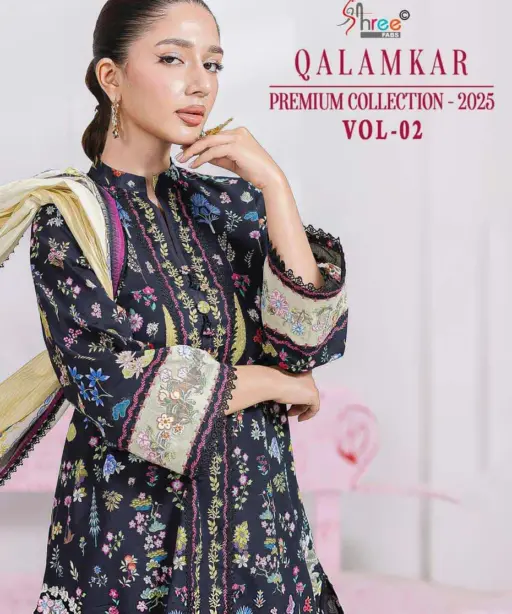 Shree Fabs Qalamkar Premium Collection 2025 Vol 2