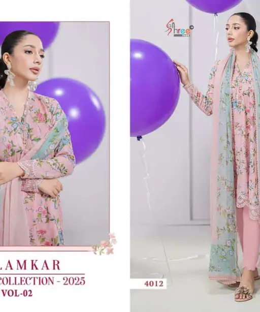 Shree Fabs Qalamkar Premium Collection 2025 Vol 2