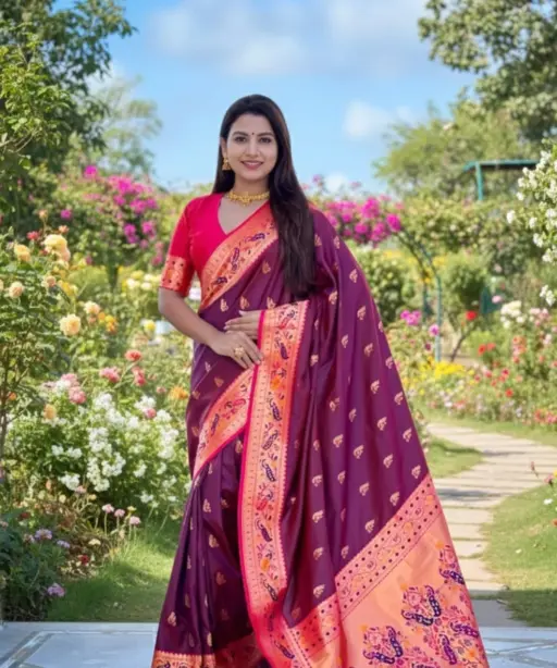 Vt 6079 T Banarasi Silk Meenakari Weaved Fancy Saree Collection
