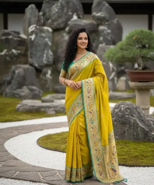 Vt 6079 T Banarasi Silk Meenakari Weaved Fancy Saree Collection