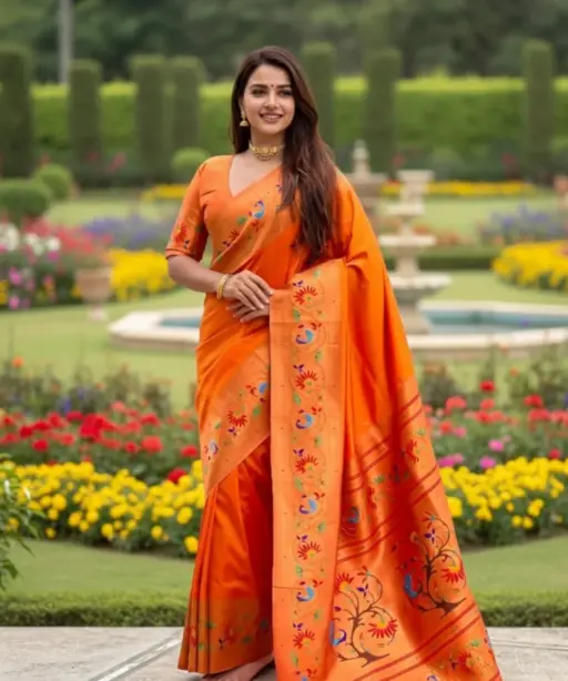 Vt 6081 T Soft Pethani Silk Zari Weaving Premium Saree Collection