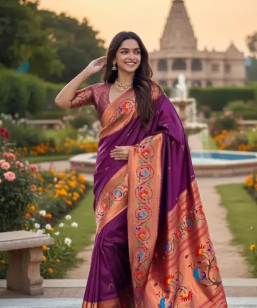 Vt 6081 T Soft Pethani Silk Zari Weaving Premium Saree Collection